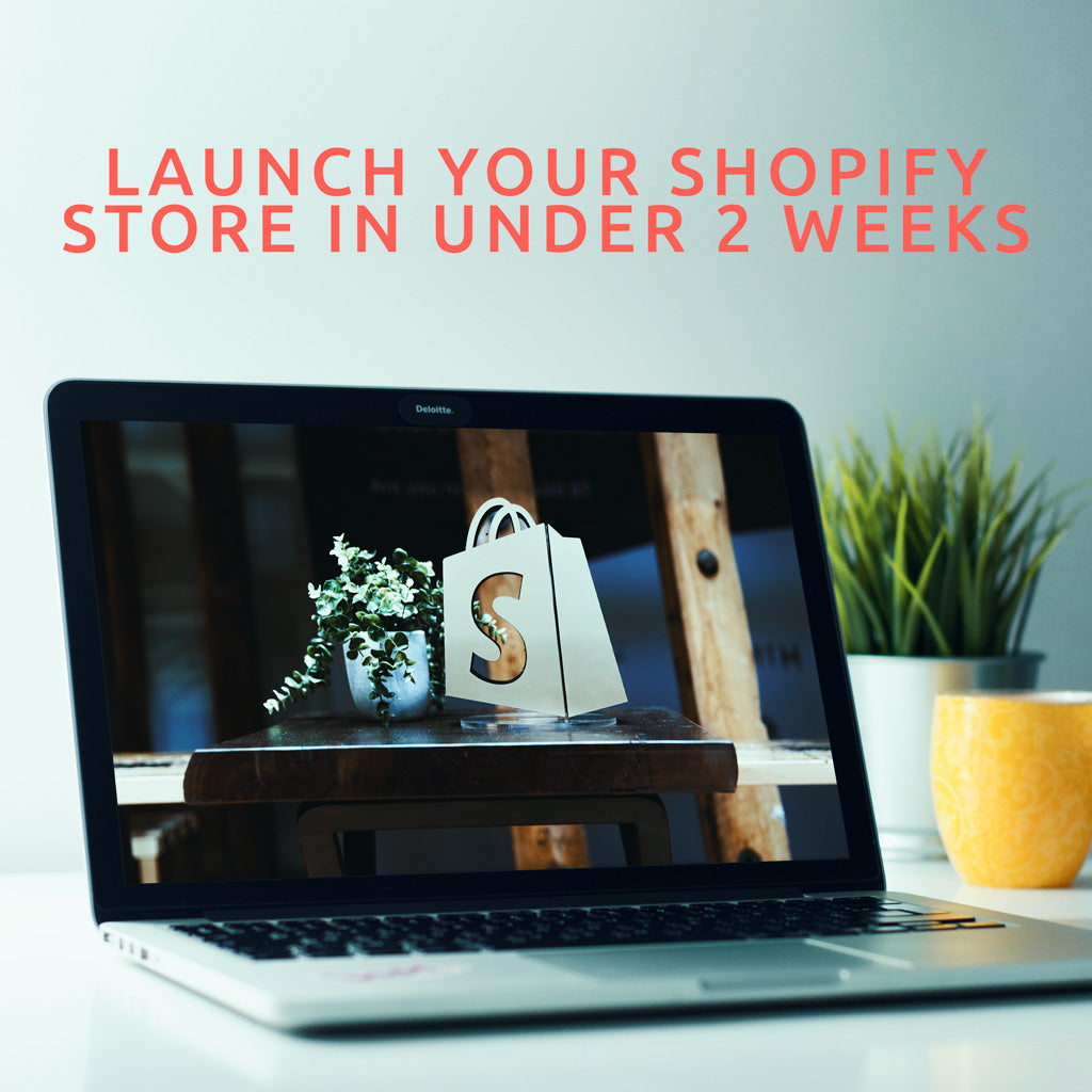 From idea to launching your Shopify store<br><sup>Online Small Group Course</sup>